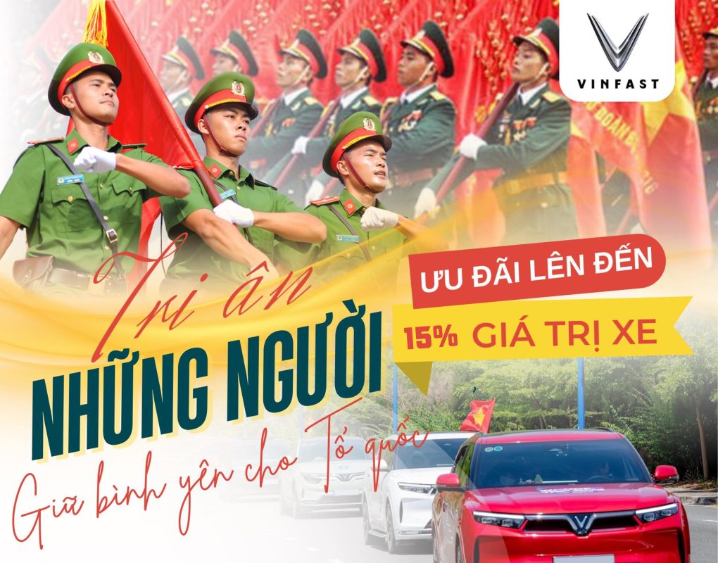 VINFAST ninh bình chương trình ưu đãi tháng 2 2026 ưu đãi lớn cho công an quân đội 4